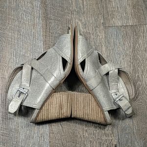 Analise Open Toe Leather Buckle Ankle Booties Boho Spring